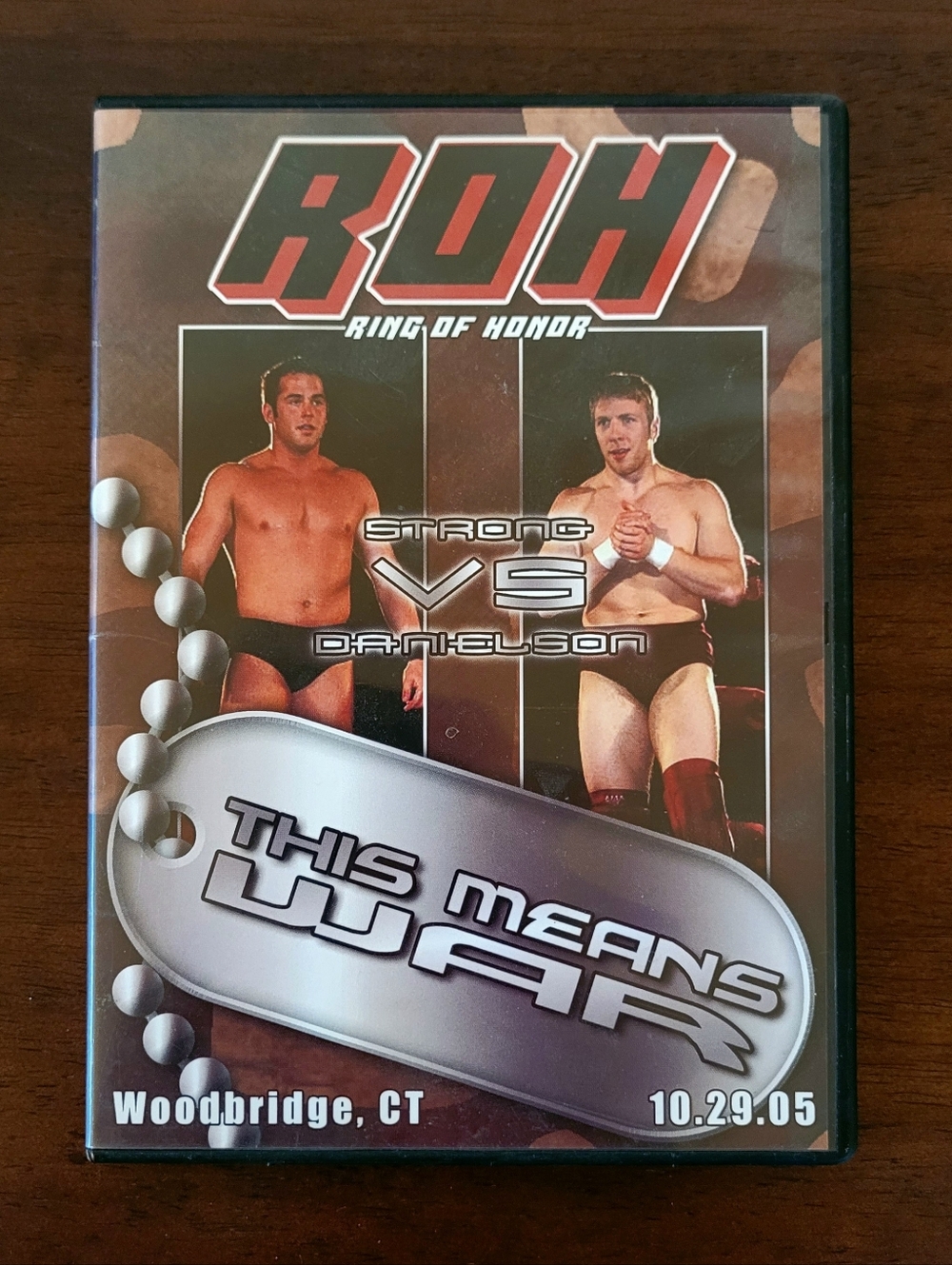 ROH Ring Of Honor This Means War Strong VS Danielson DVD 10/29/05 Vintage